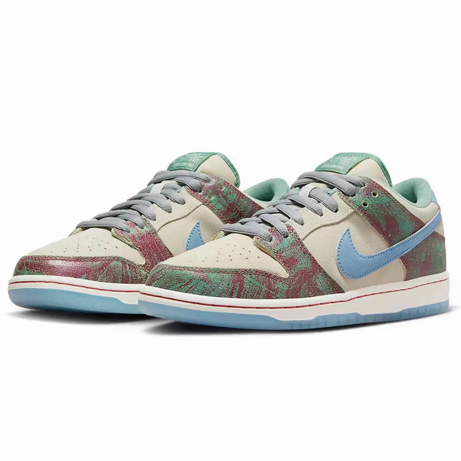 Nike SB - Dunk Low Pro Shoes - Sale / Light Blue - Cedar Sb Nike Shoes