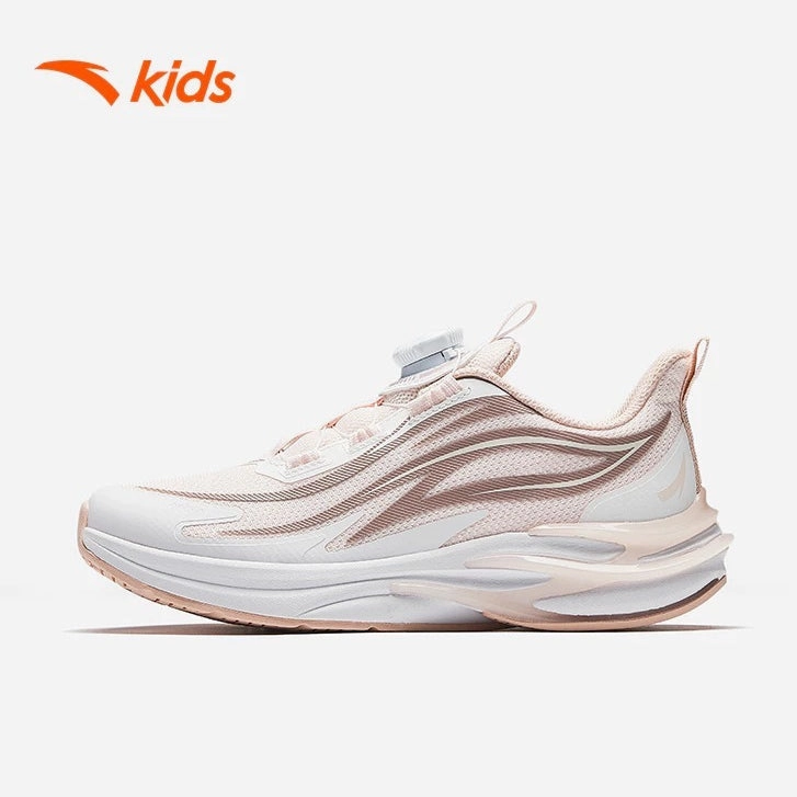 anta kids girls big kids running shoes -3225A5503-4 (kasut larian kanak perempuan) Popular Skate