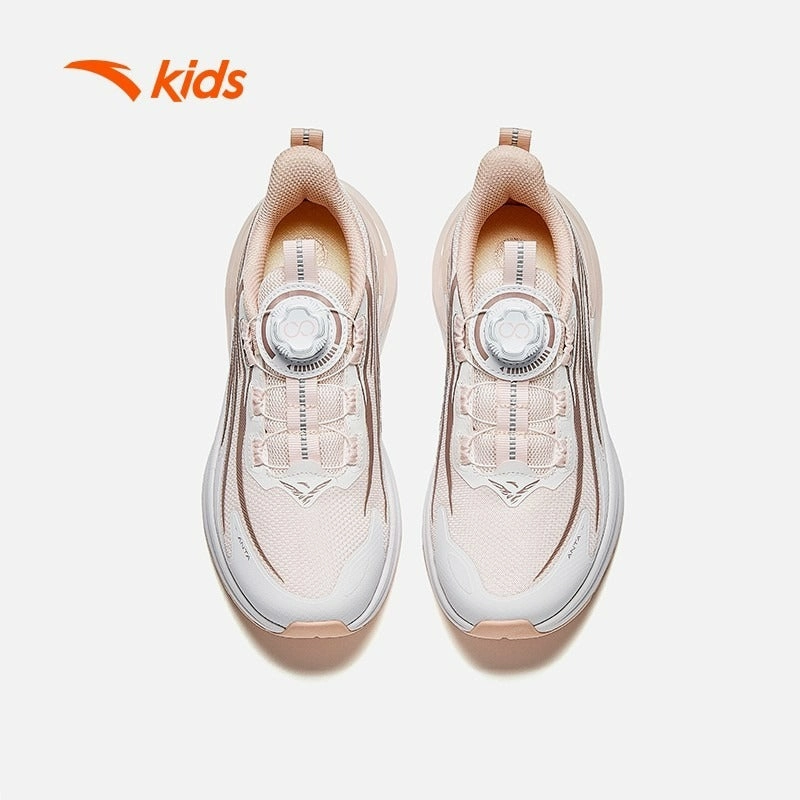 Glow In The Dark Skate Shoes anta kids girls big kids running shoes -3225A5503-4 (kasut larian kanak perempuan)