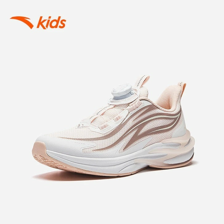 anta kids girls big kids running shoes -3225A5503-4 (kasut larian kanak perempuan) Skate Shoe Design