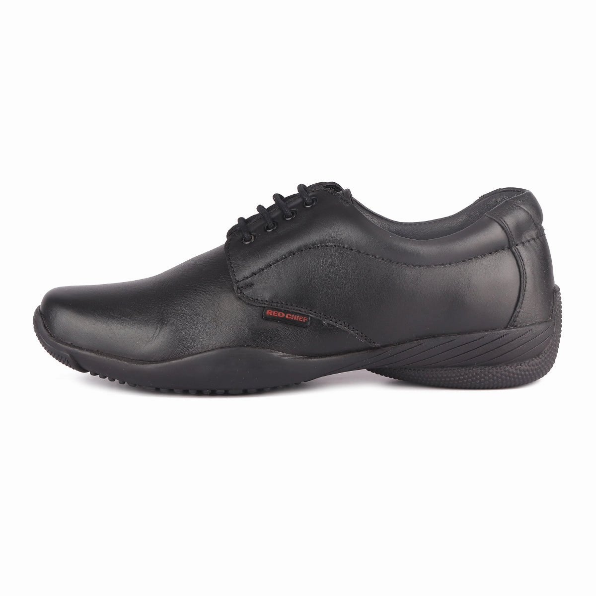 Threaded Derby Shoes Red Chief Black Formal Shoes for Men RC3810 001
