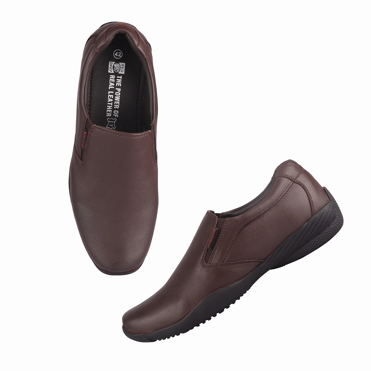 Derby Shoes Sole Red Chief Brown Formal Shoes for Men RC3812 003