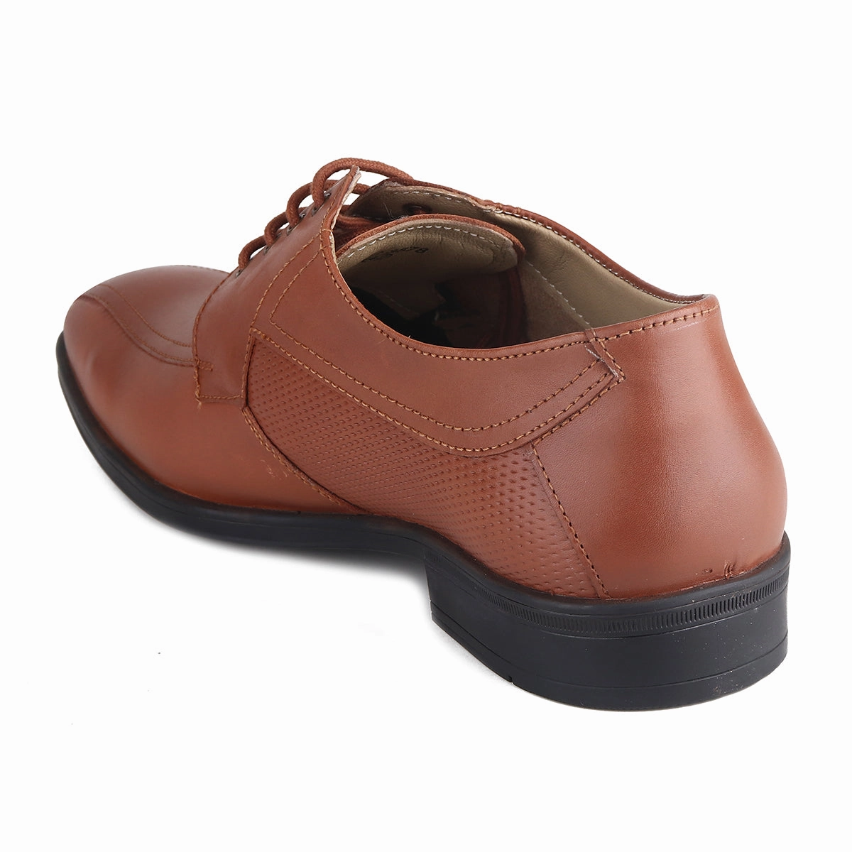 Red Chief Tan Formal Shoes for Men RC3878 006 Leather Lace Up Flat Shoes