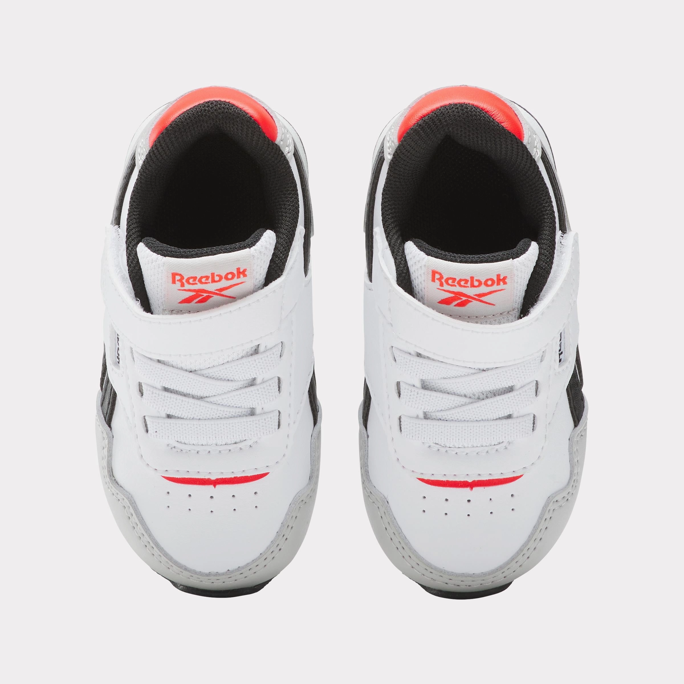 Reebok Footwear Kids Reebok Glide Elastic Lace & Top Strap Shoes - Toddler FTWRWHITE/MISTGREY/ENERGYRED Best Shoes For Lifting And Running