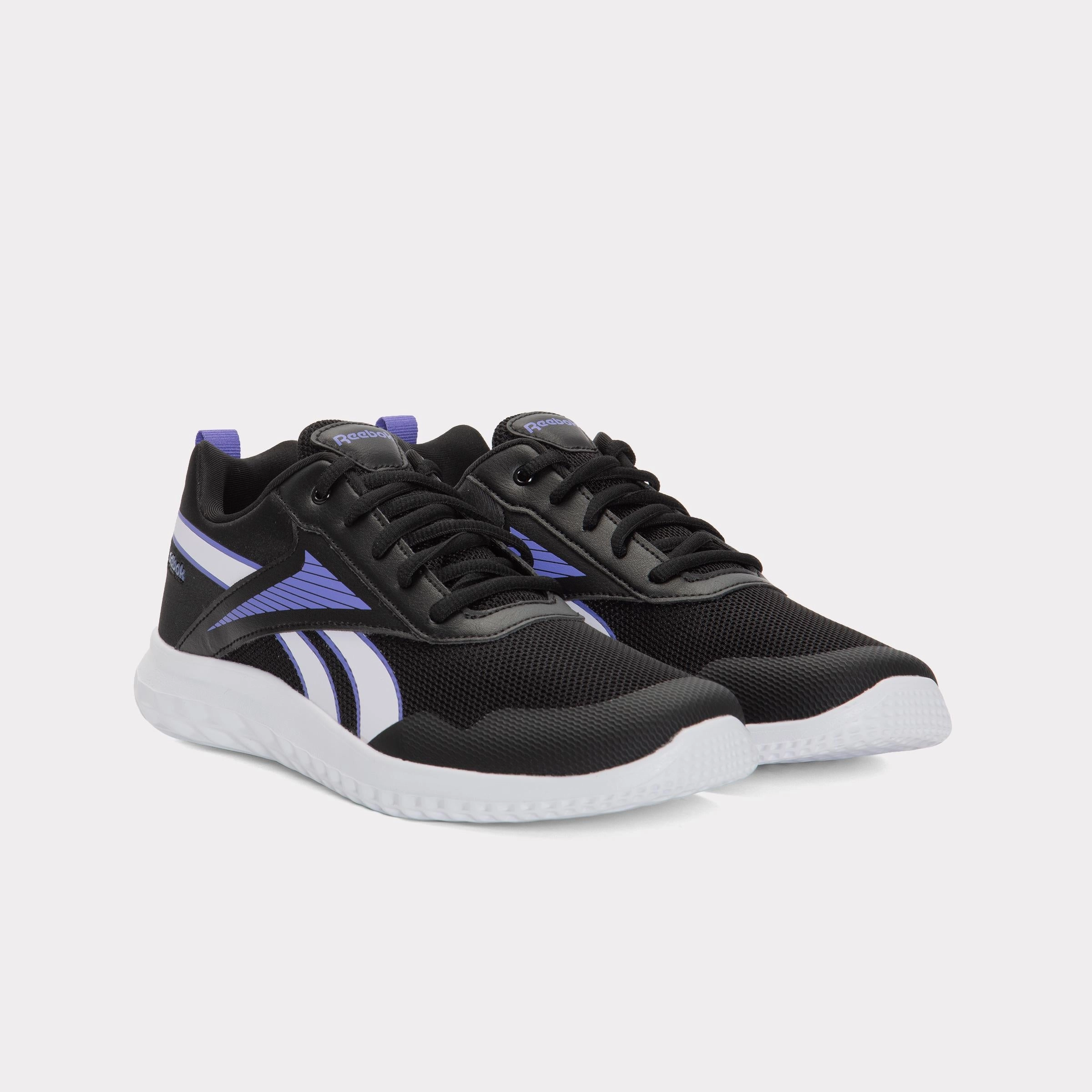 Reebok Footwear Kids Rush Runner 5 Shoes  Pre-School BLACK/DIGITALGLEAM/ROYALPURPLE Swiss Running Shoe