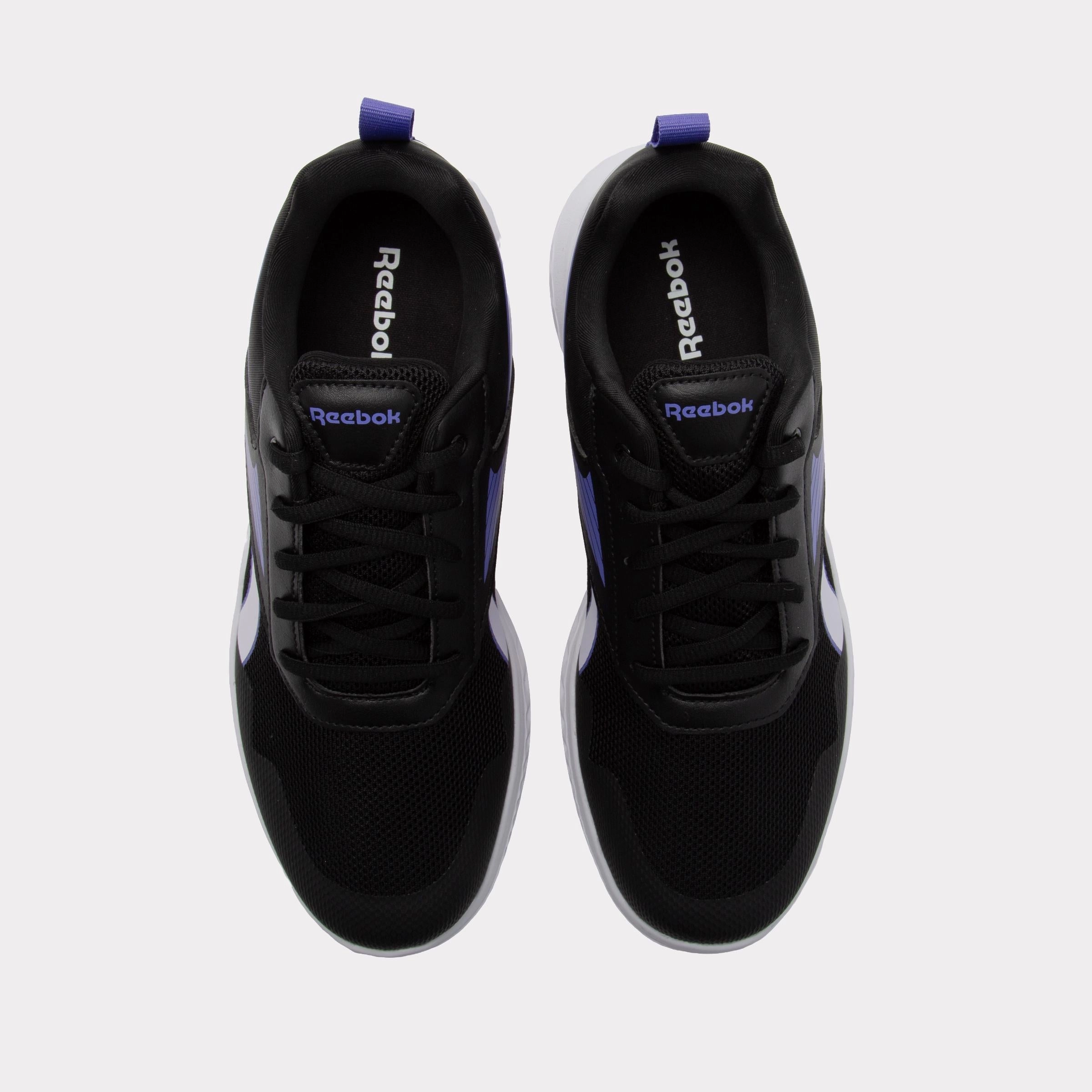 Reebok Footwear Kids Rush Runner 5 Shoes  Pre-School BLACK/DIGITALGLEAM/ROYALPURPLE On Cloudnova Running Shoes