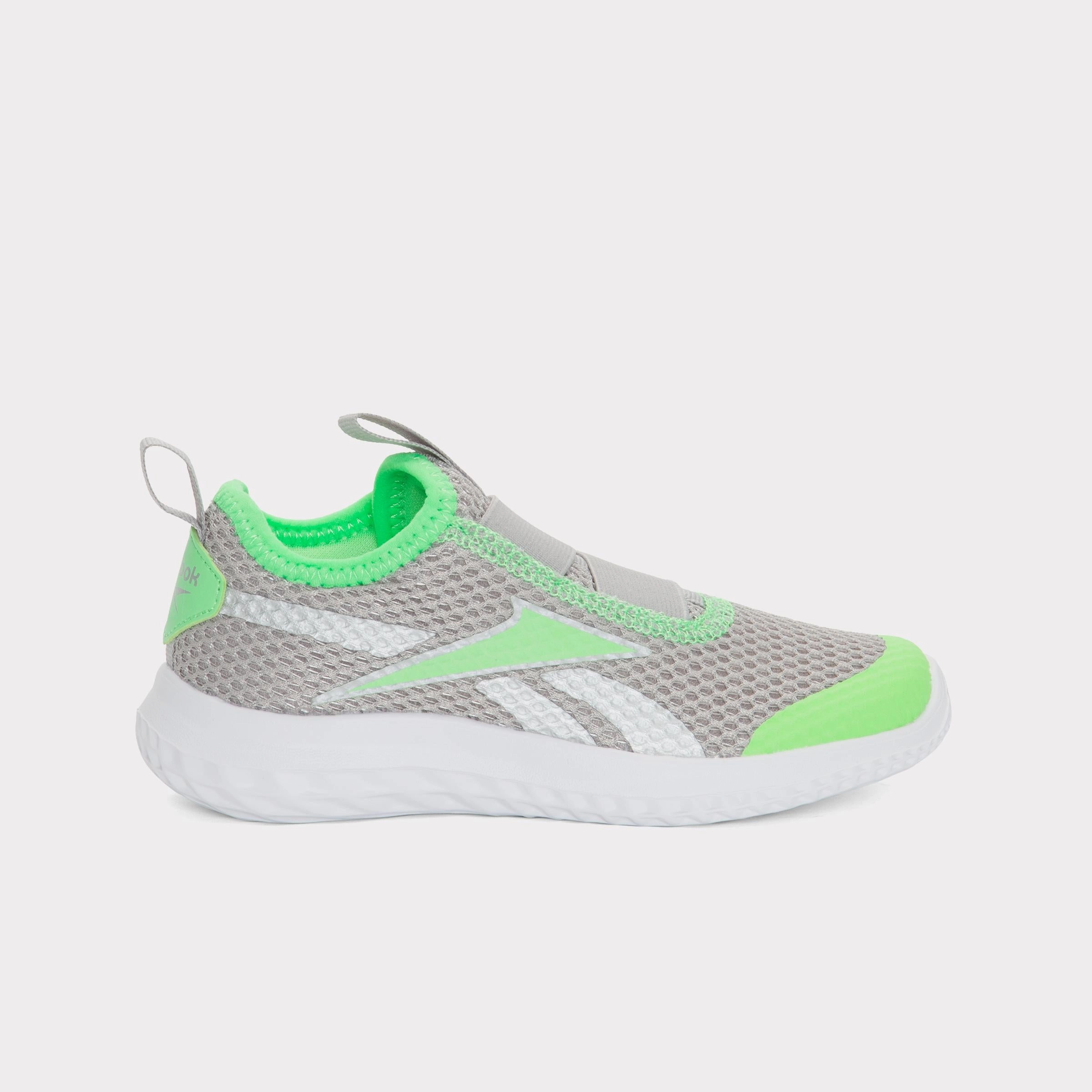 Running Shoes Carbon Reebok Footwear Kids Rush Runner Slip-On Shoes  Pre-School GREY2/SOLARLIME/SILVERMET