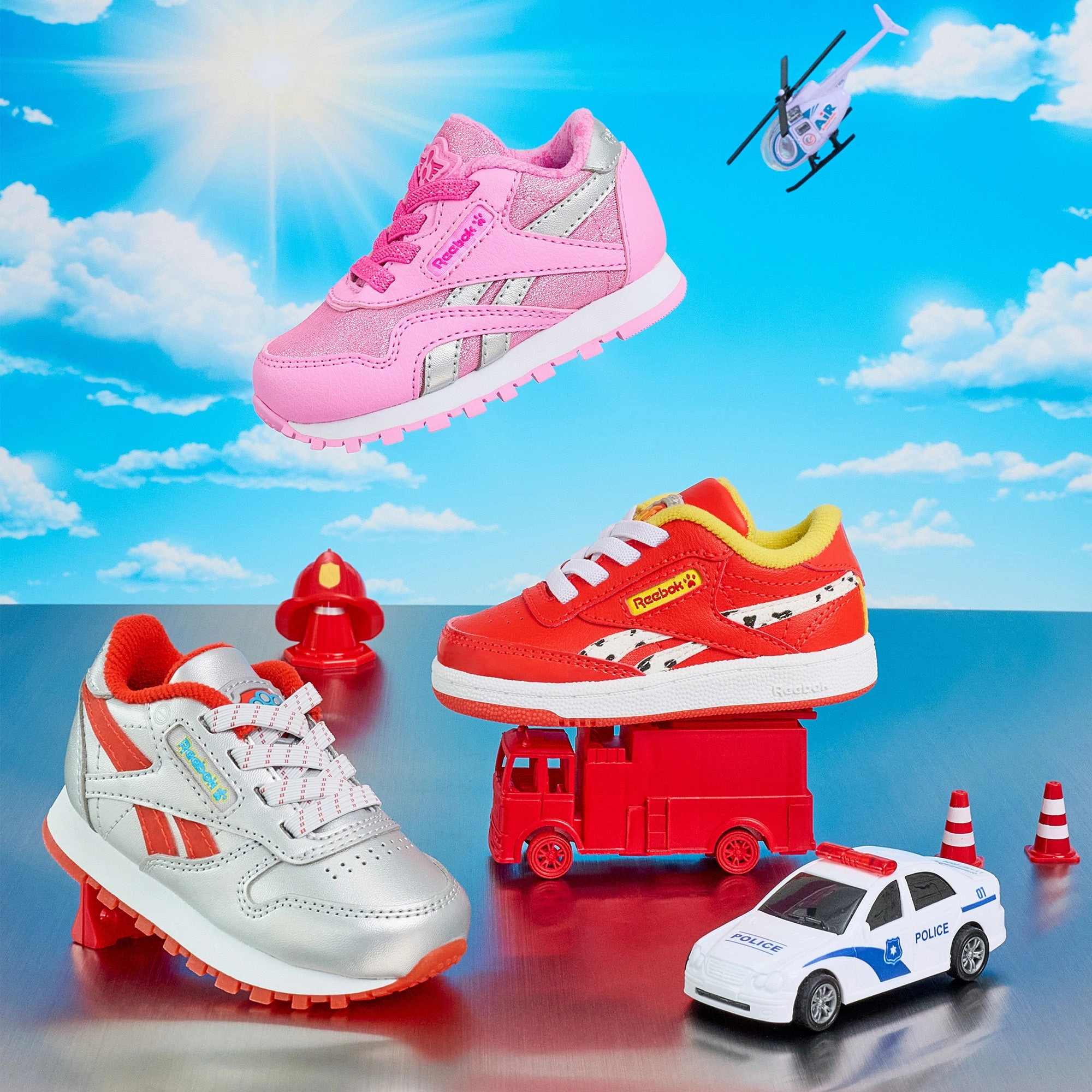 Reebok x Paw Patrol Club C Revenge Shoes - Baby & Toddler Best Tennis Shoes Wide Toe Box