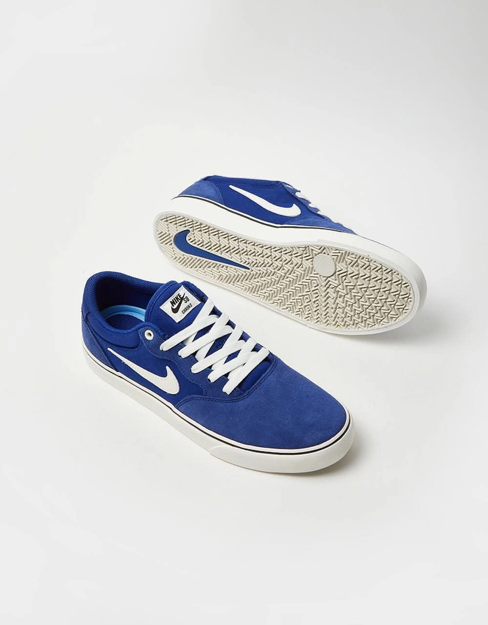 Nike SB Chron 2 Skate Shoes - Deep Royal Blue/Sail-Deep Royal Blue-Sail-Black Nike Shoes Court