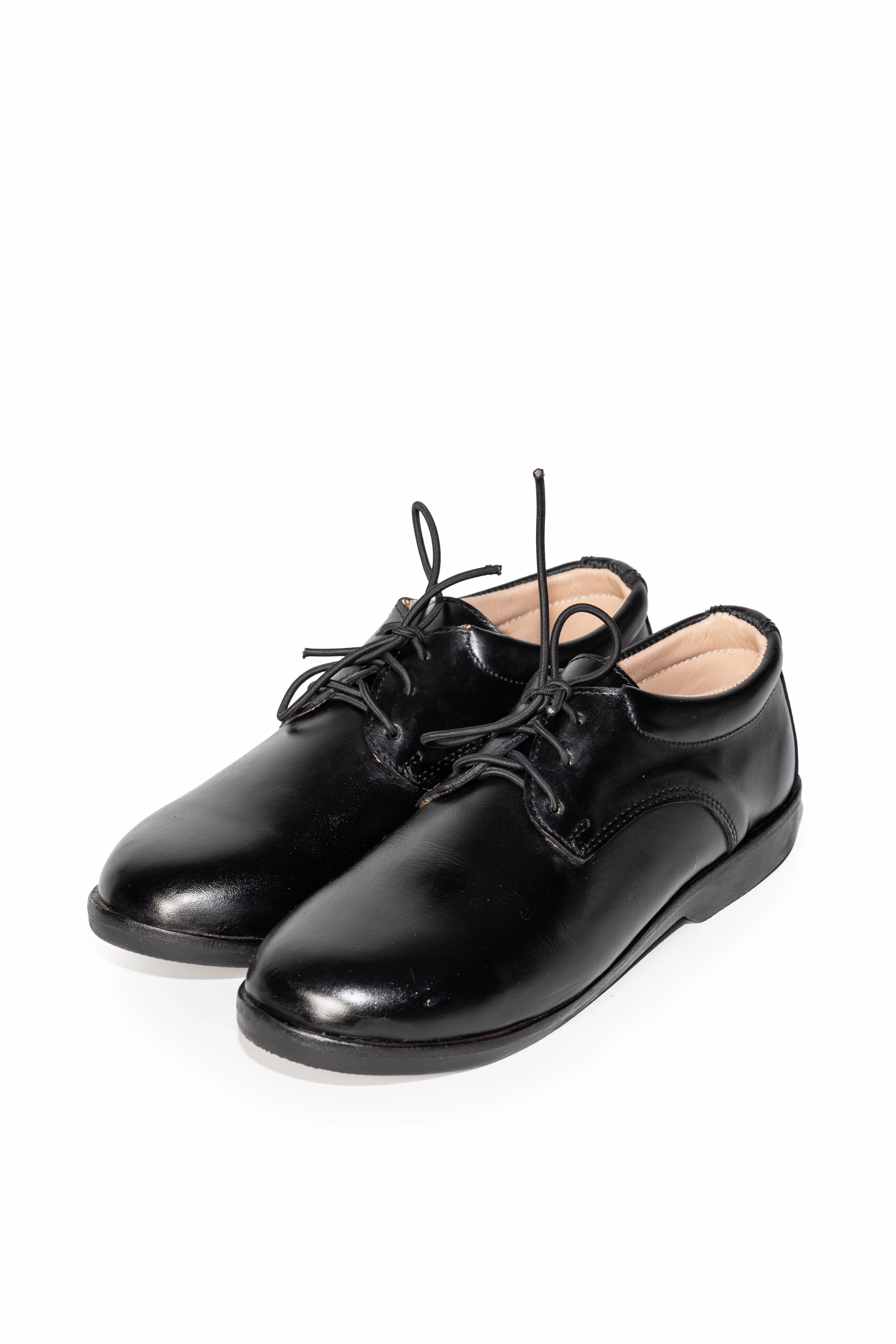Learnix Leather School Shoes Polo Golf Shoes