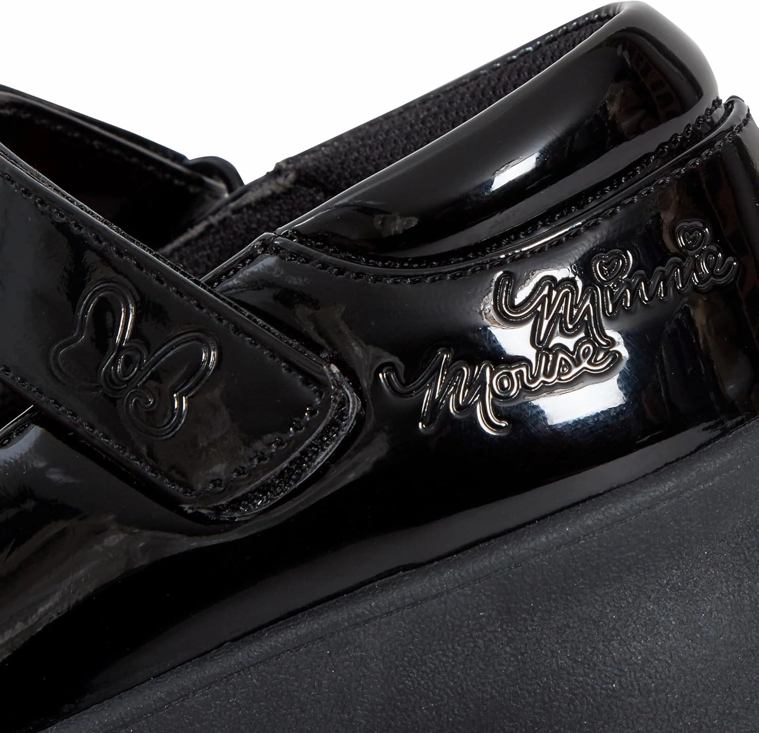 Asics Gel-excite 10 Running Shoe Disney Girls Minnie Mouse School Shoes Kids Black Patent Party Shoes with Easy Closure