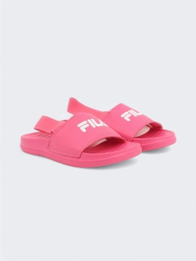 Kids Girl's Printed Slippers,Pink Faceplant Slippers