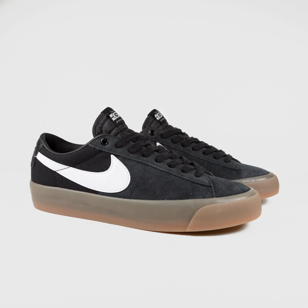 Nike SB - GT Blazer Low Shoes - Black / White / Gum Best Nike Shoe For Running