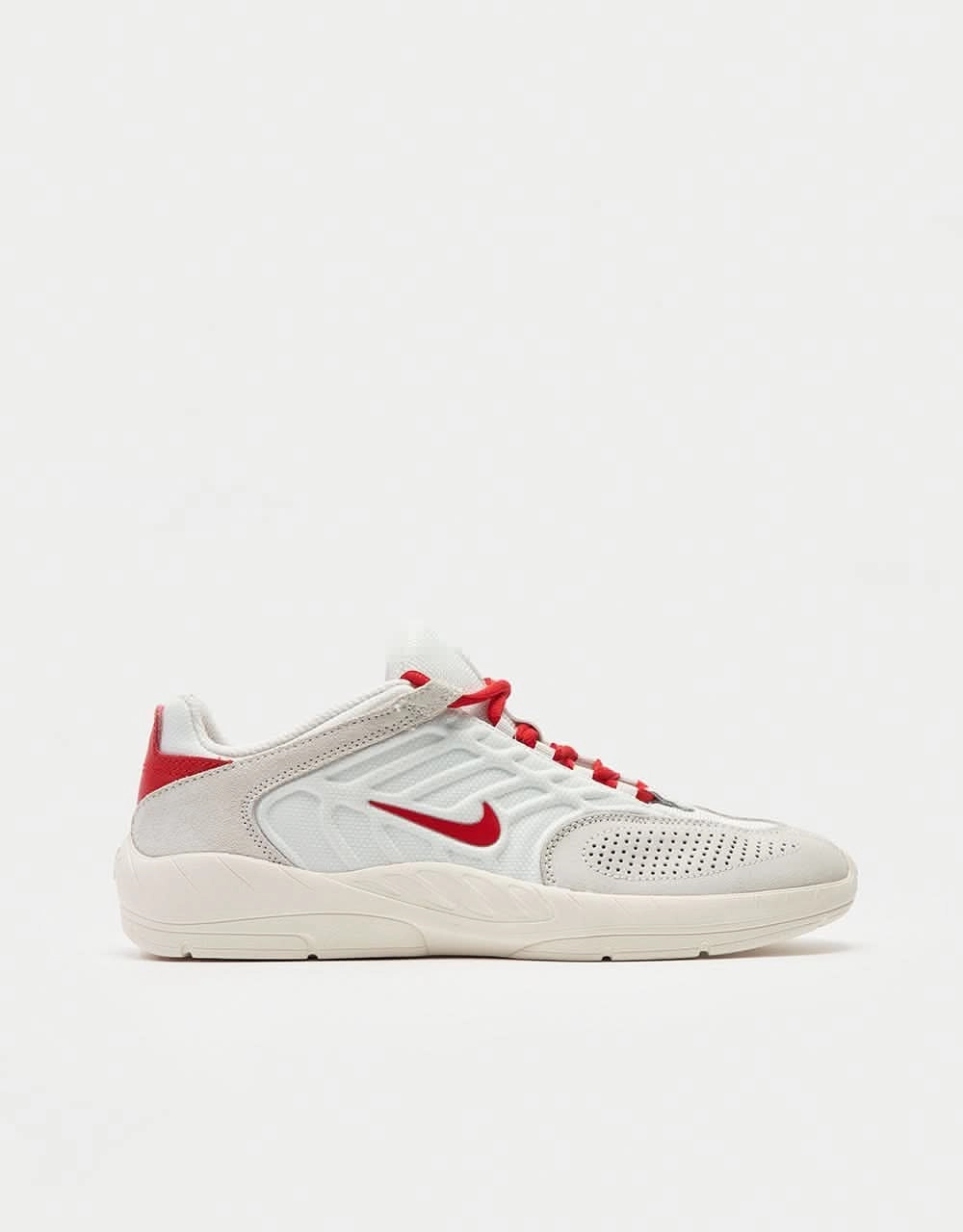 Nike SB Vertebrae Skate Shoes - Summit White/Univ Red-Phantom-Sail Good Nike Walking Shoes