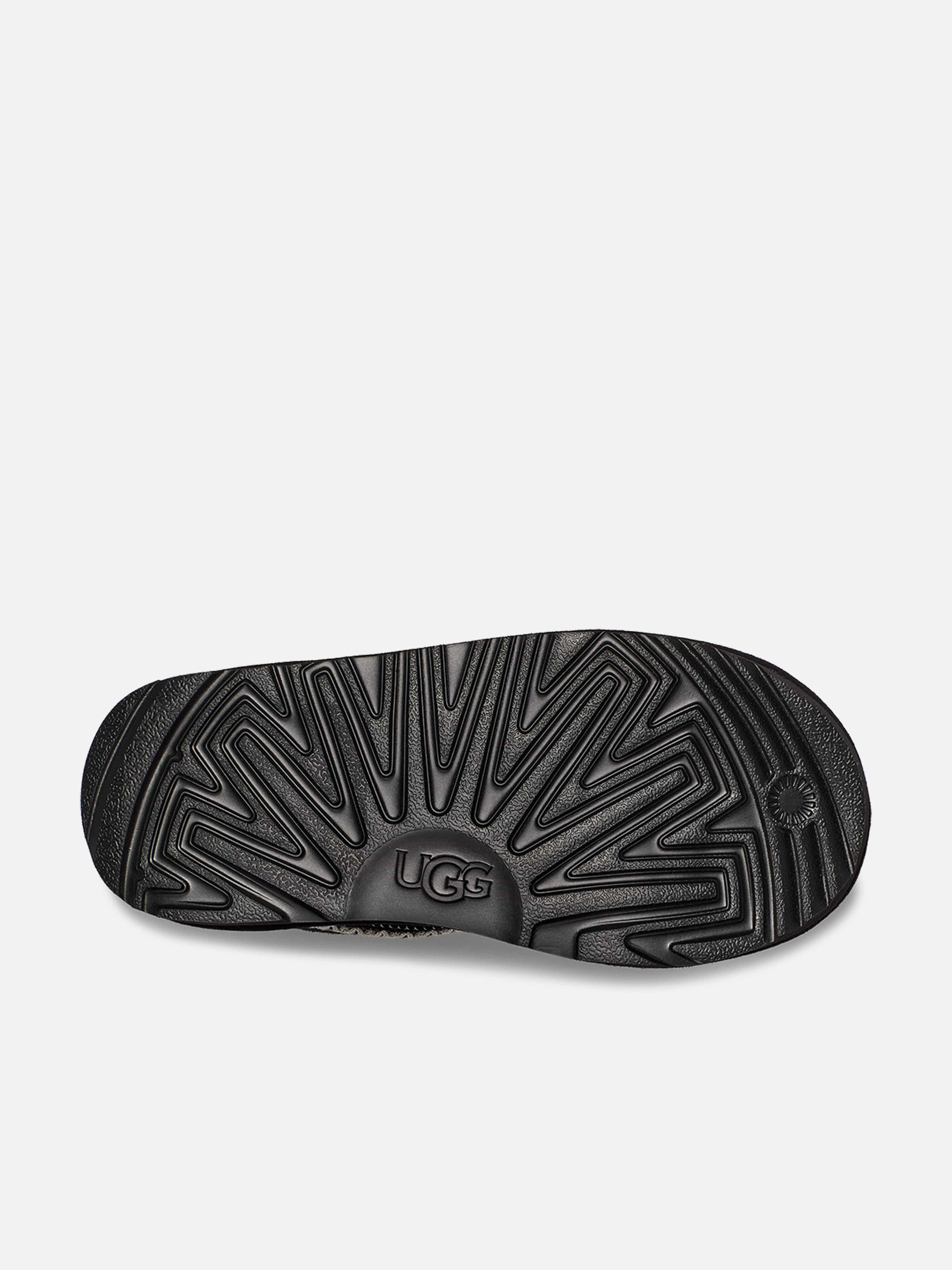 White Western Cowboy Boots UGG Kids Classic Mini Crescent Boots in Black