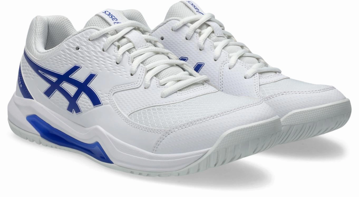 Asics Mens Gel Dedicate 8 (Hardcourt) Tennis Shoe - White/Dark Cobalt K Swiss Hypercourt Express 2 Tennis Shoe