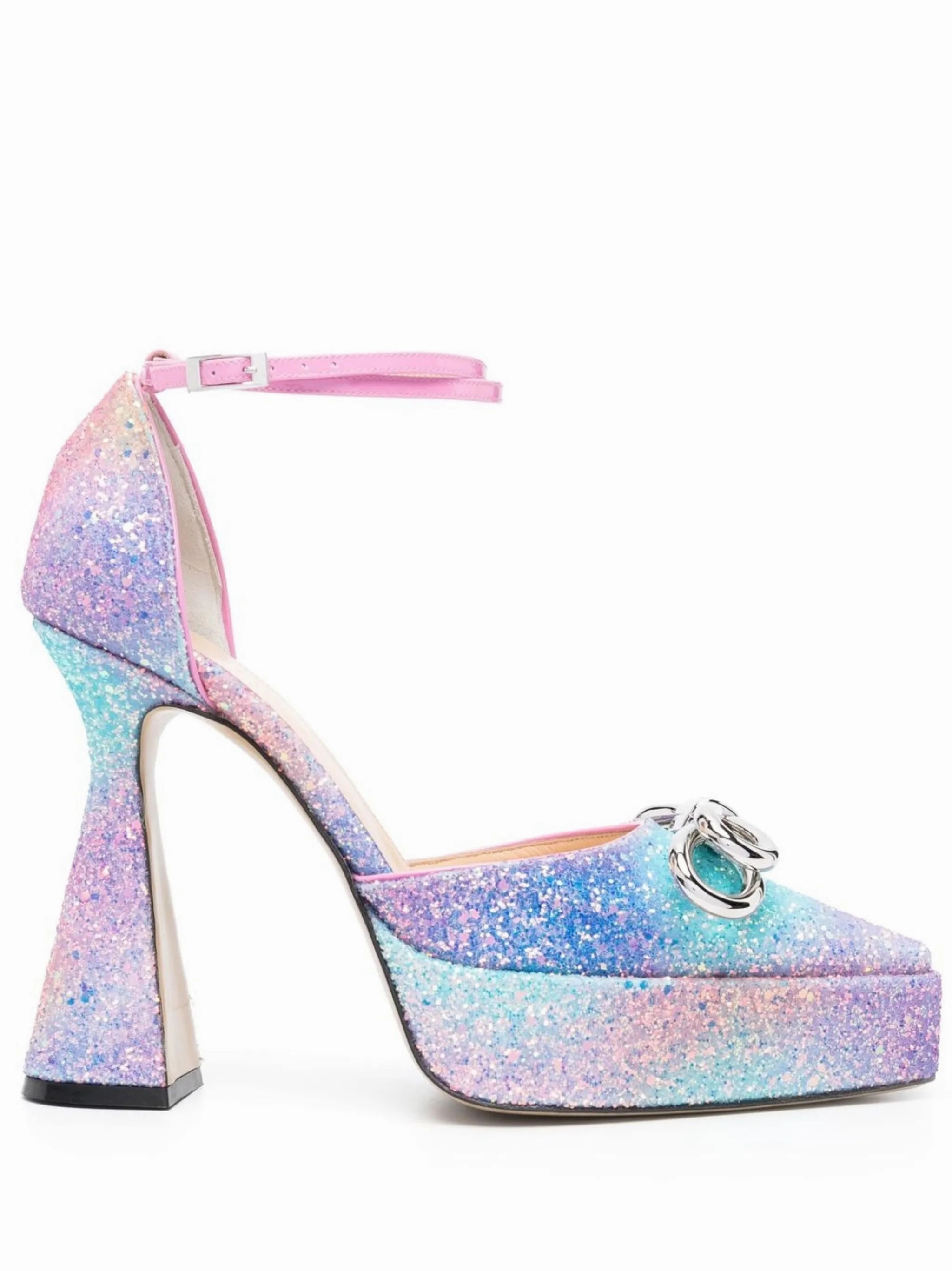 Double Bow 140mm platform pumps Football Ankle Boots