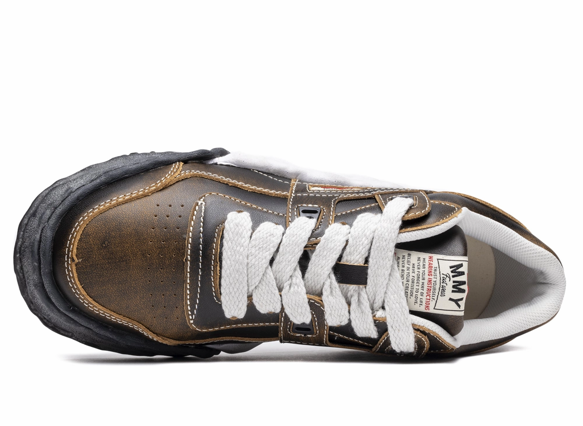 Dunk Brogue Maison Mihara Yasuhiro Leather Parker OG in Black