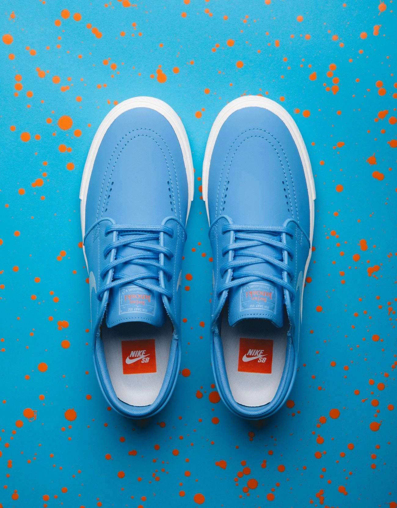 Thunder Nike Shoes Nike SB 'Orange Label' Zoom Janoski OG  ISO Skate Shoes - University Blue/Sail-University Blue