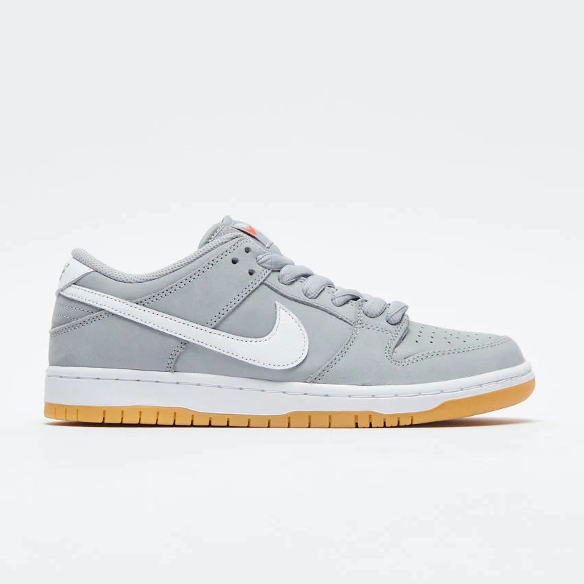 Nike Basketball Shoes With Arch Support Nike SB - Dunk Low Pro ISO Shoes (UK ONLY) - Wolf Grey / White