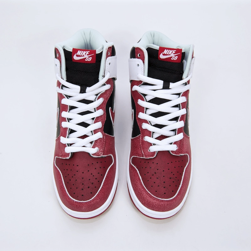 Nike Shoes Shock Absorbers Nike SB - Dunk High Pro SB 'Jason Voorhees' Shoes - Black / Deep Red