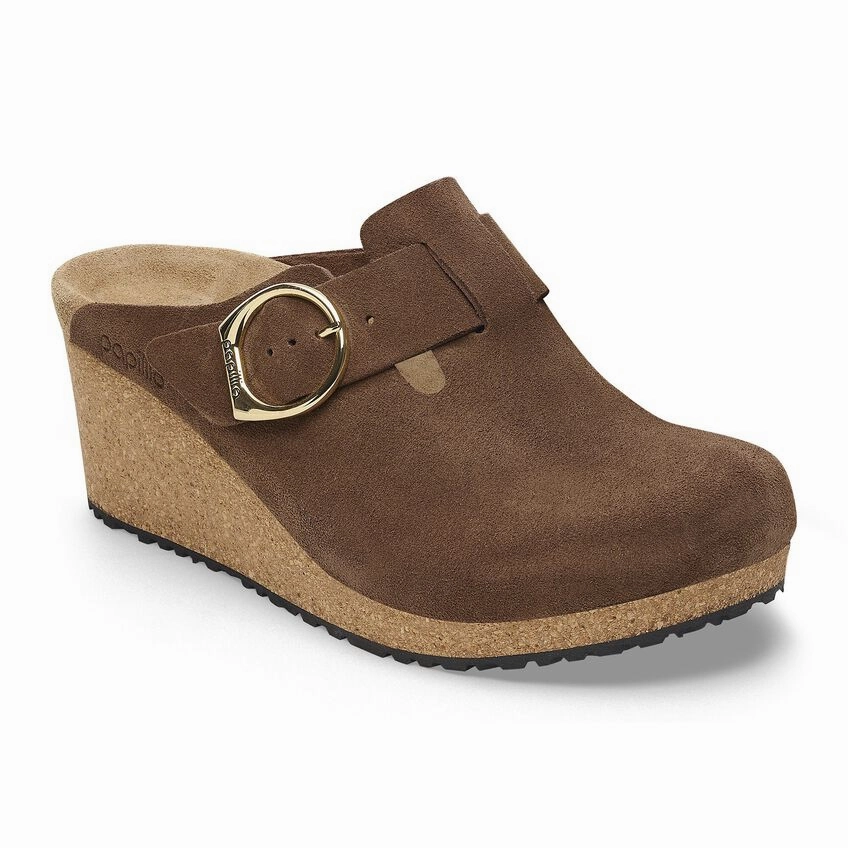 Taupe Boston Narrow 37 FANNY SUEDE - DARK TEA