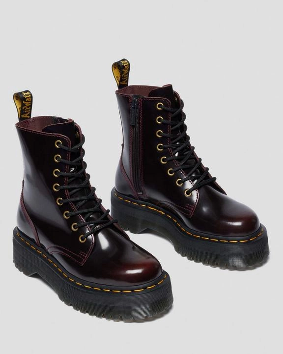Best Garden Boots Dr. Martens Jadon Cherry Red Arcadia - Mens