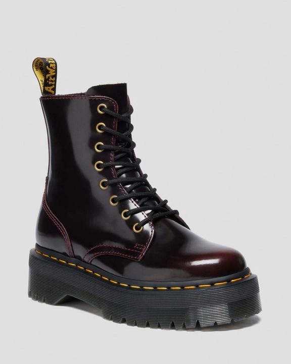Dr. Martens Jadon Cherry Red Arcadia - Mens French Toe Boots