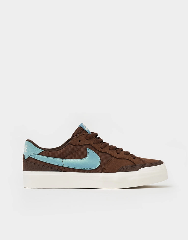 Nike SB Zoom Pogo Plus Skate Shoes - Cacao Wow/Denim Turq-Baroque Brown Nike Zoomx Vaporfly Running Shoes