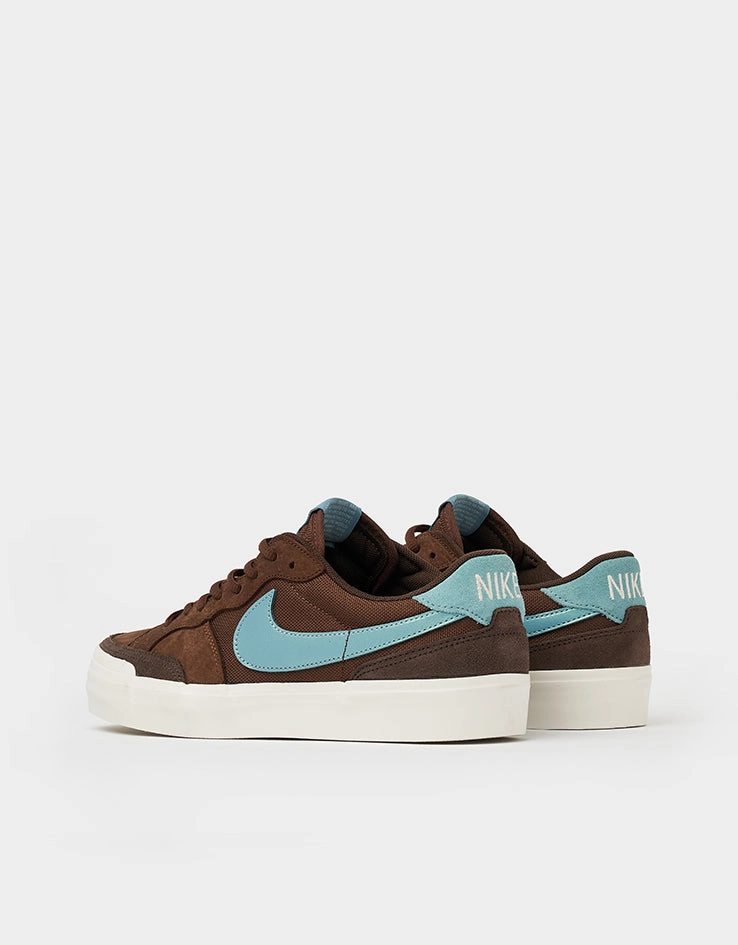Foam Nike Shoes Nike SB Zoom Pogo Plus Skate Shoes - Cacao Wow/Denim Turq-Baroque Brown
