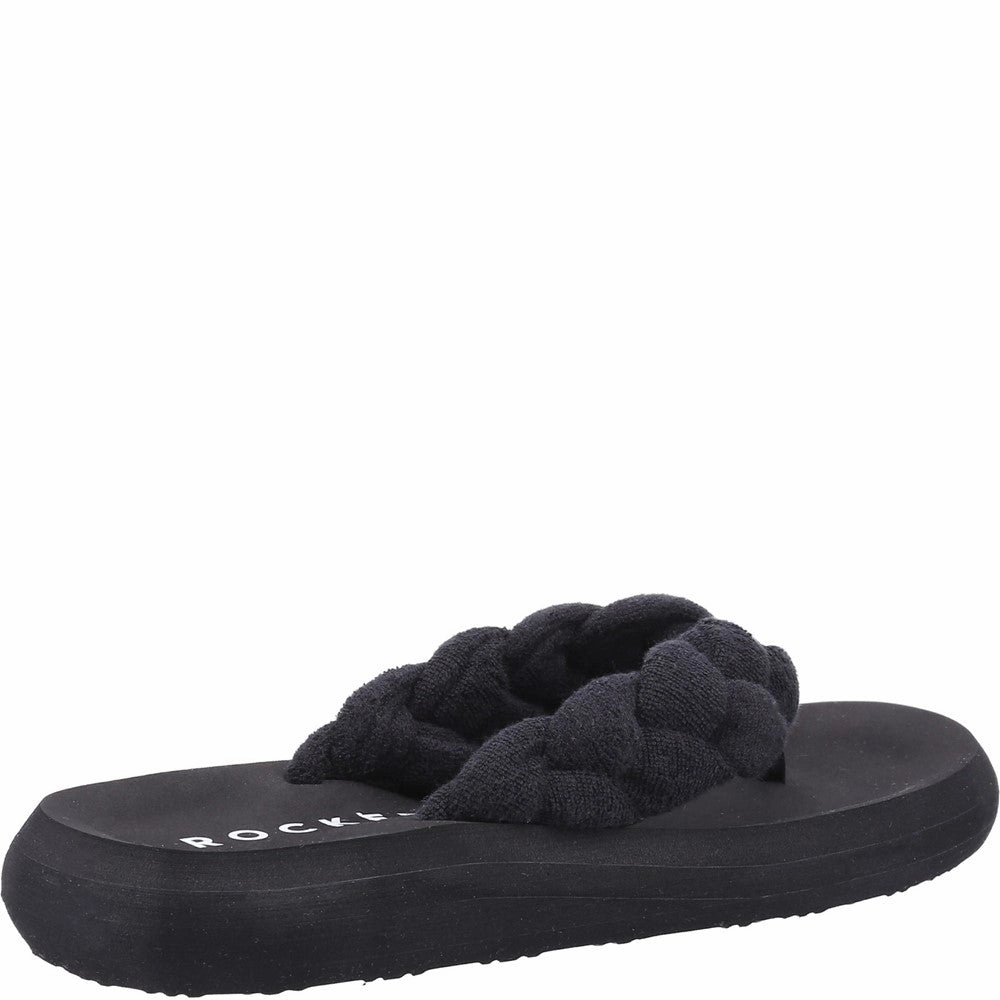 Gelato Flip Flops Rocket Dog Sunset Braid Terry Cloth Casual Slip On Sandal