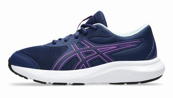 Best Shock Absorbing Running Shoes Asics Contend 9 GS | Blue Expanse/Bold Magenta