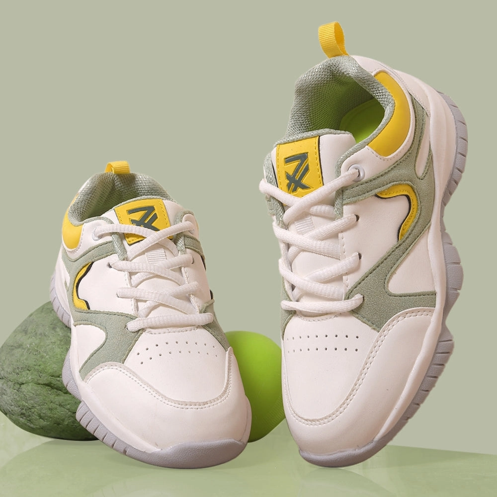 Good Running/walking Shoes Leap7x Green Sports Lacing Running Shoes For Kids CANON-2E By Liberty