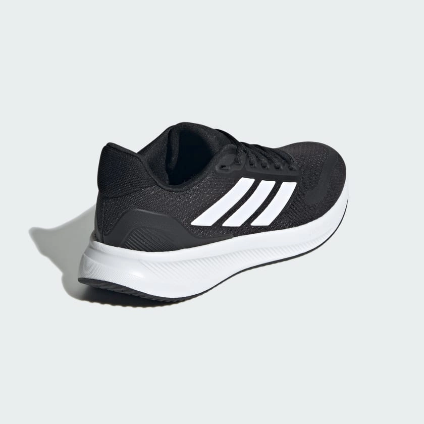 Adidas Kid's Runfalcon 5 Black/White Running Shoes Running Shoes That Support Arches