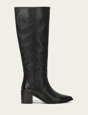 Stretch Panel Knee High Boots Sadie Softy Tall Wide Calf