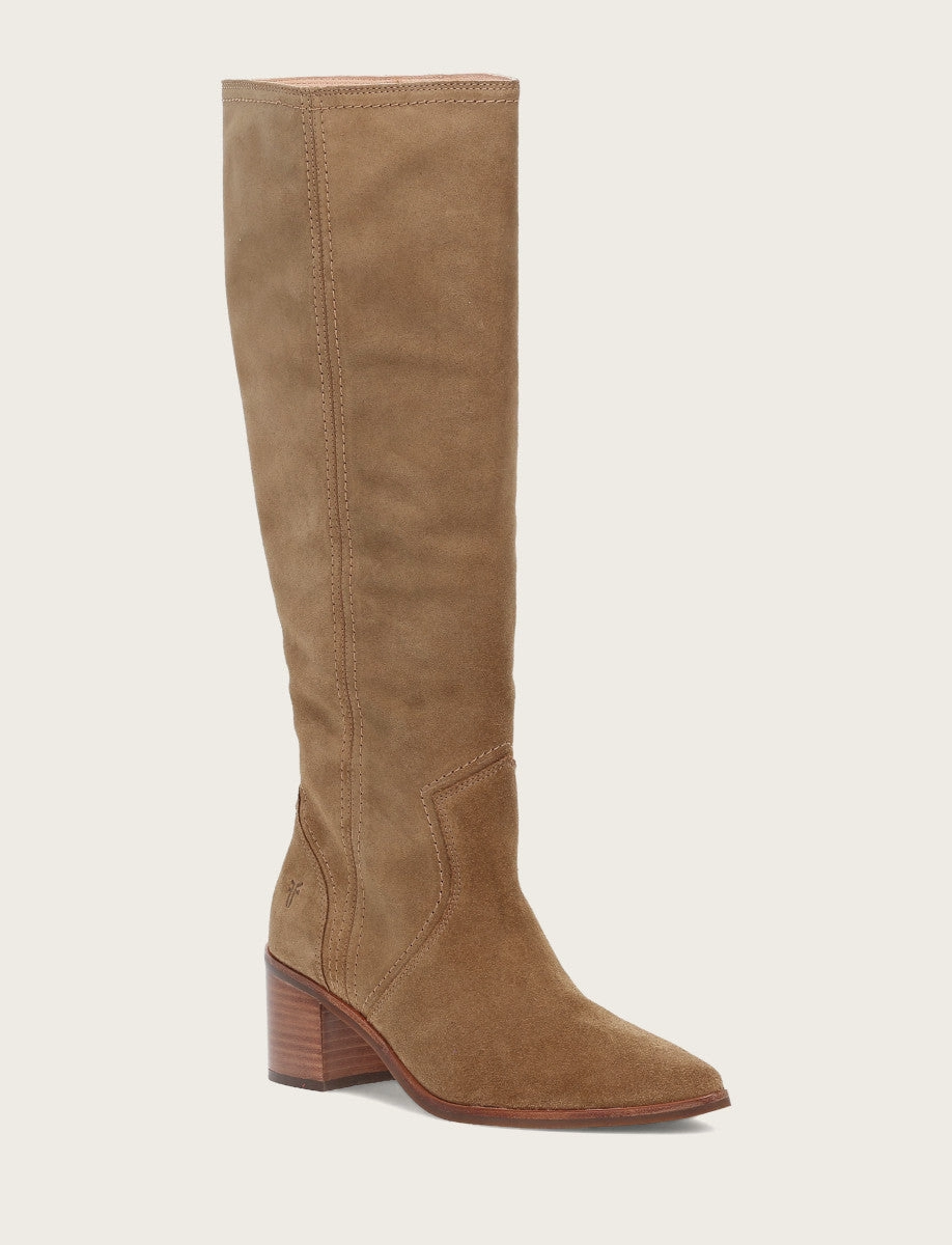 Knee High Shearling Lined Boots Sadie Softy Tall Wide Calf