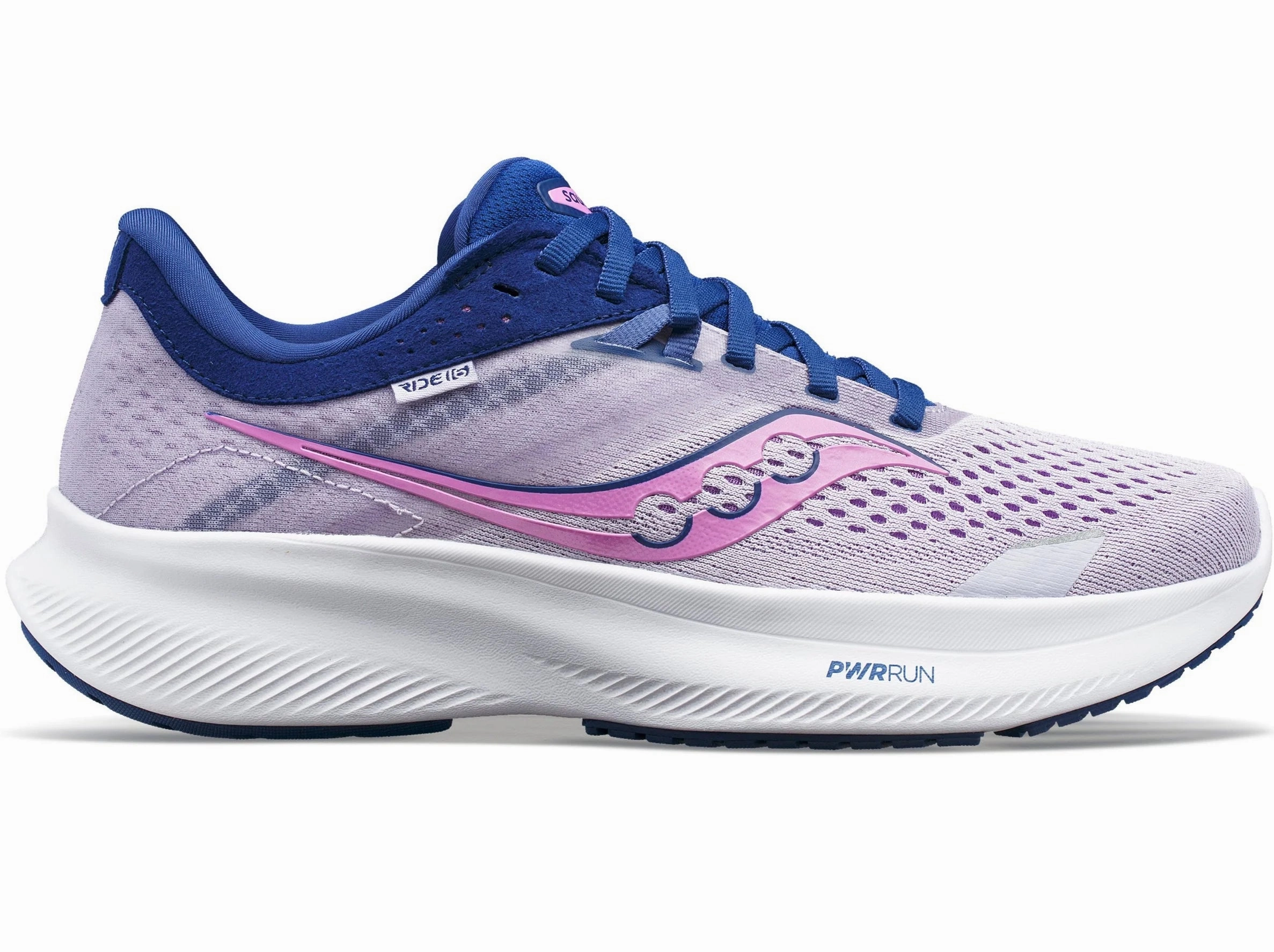 Saucony Women's Ride 16- Mauve/Indigo (S10830-30) Top Cross Training Shoes For Flat Feet
