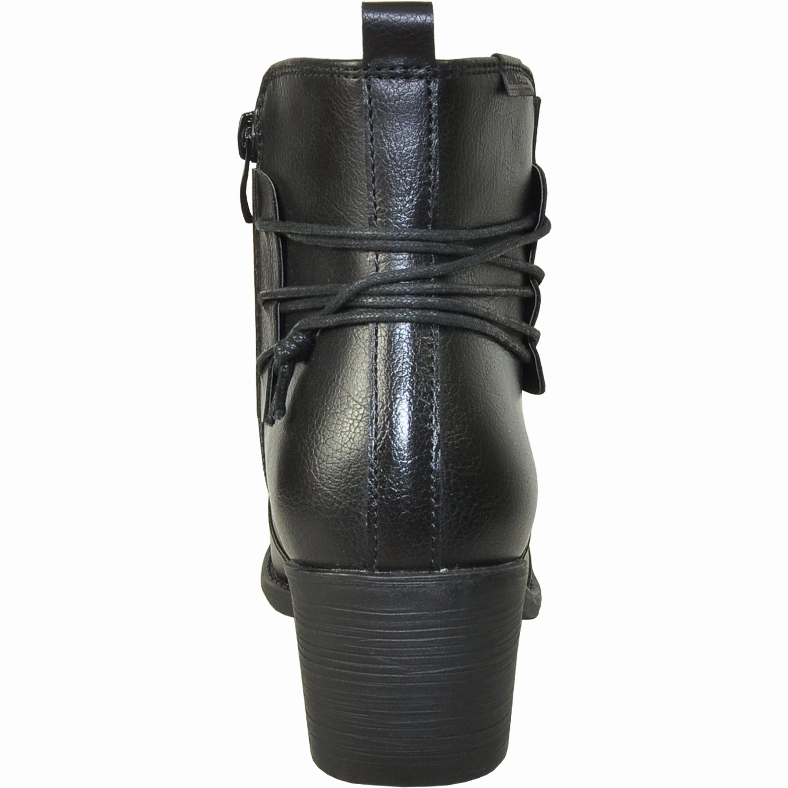 VANGELO Women Boot HF9430 Ankle Dress Boot Black Riding Style Ankle Boots