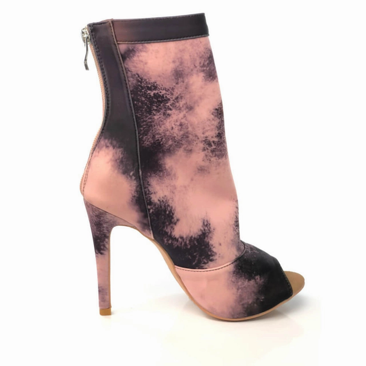 Shabina Tie Dye - Stretch Lycra Sock Dance Booties (Street Sole) Sleepy Cowboy Ankle Boots