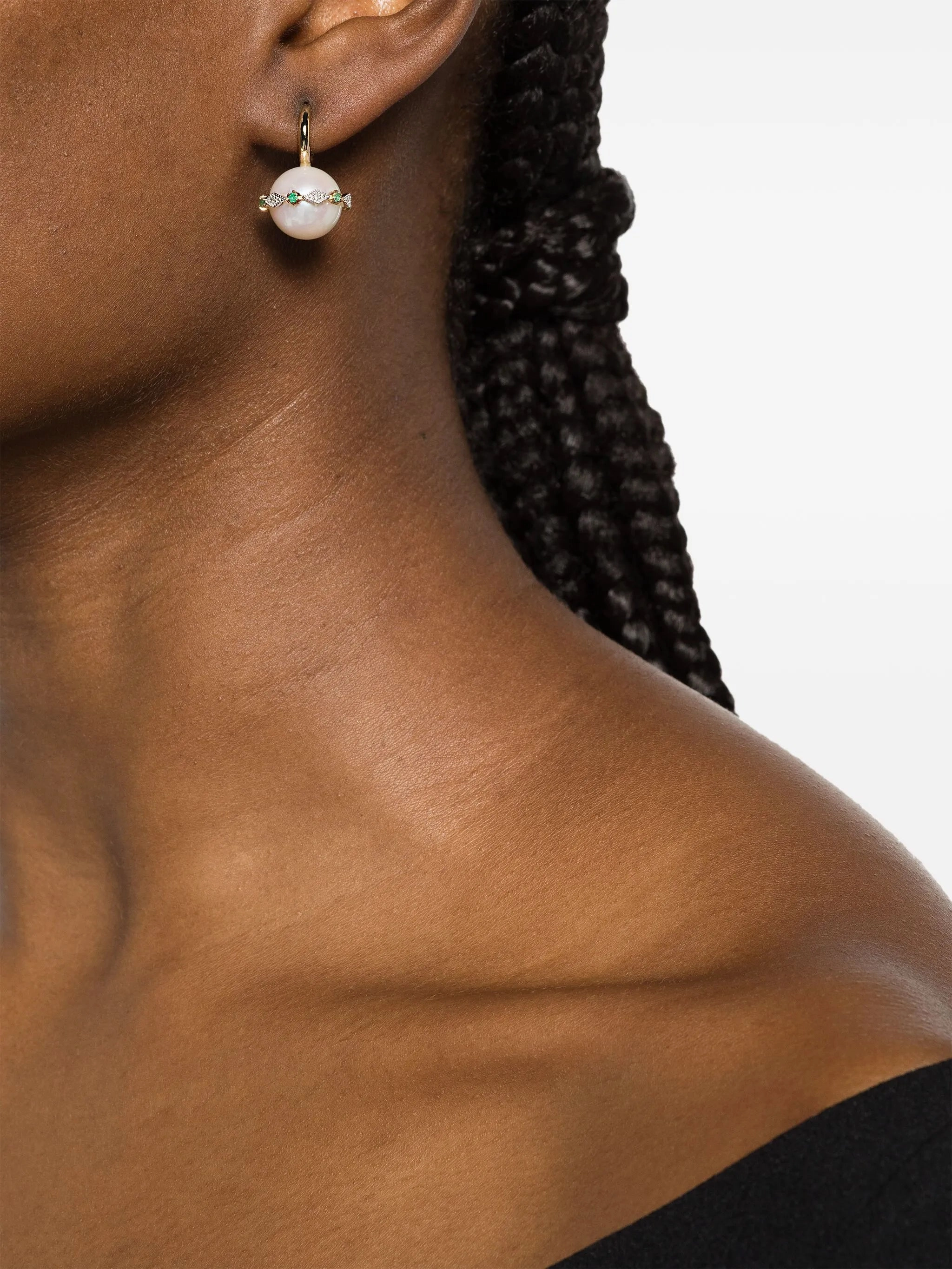 Waterproof Cold Weather Chelsea Boots 9kt yellow gold Chelsea N4 pearl and diamond earring