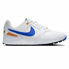 Pippen Nike Shoes Air Pegasus '89 Golf Shoes White/Racer Blue/Orange Peel/Black
