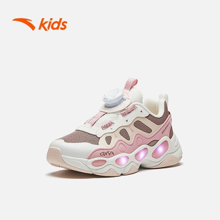 anta kids girls little kids casual shoes -3225A9919-3 (kasut kasual kanak perempuan) Dickies Skate Shoes