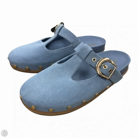 Trend Chelsea Boots Shoes Flats By Chelsea And Violet In Blue & Gold, Size: 10