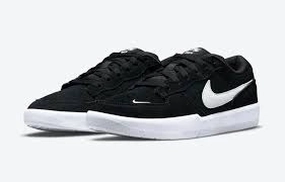 Nike SB Force 58 Shoes - Black/White-Black Nike New Shoes Release