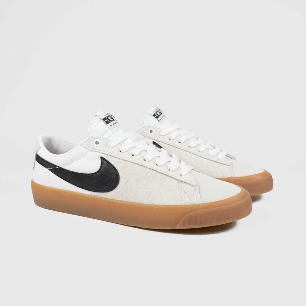 Nike Shoes On Sale Online Nike SB - Grant Taylor GT Blazer Low Shoes - White / Black / Gum