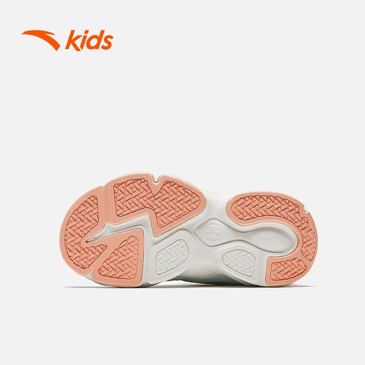 anta kids girls little kids casual shoes -3225A9919-2 (kasut kasual kanak perempuan) Campus Skate Shoes