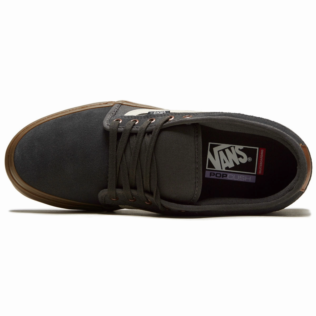 Vans Skate Chukka Low Sidestripe Shoes - Herringbone Dark Grey/Gum Skate Shoe Repair