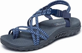 Skechers Women's Reggae-Perfect Duo Sport Sandal Just Flip Flops