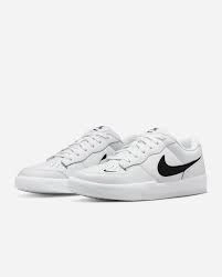 Nike SB Force 58 PRM L Shoes - White/Black-White Nike Popular Basketball Shoes
