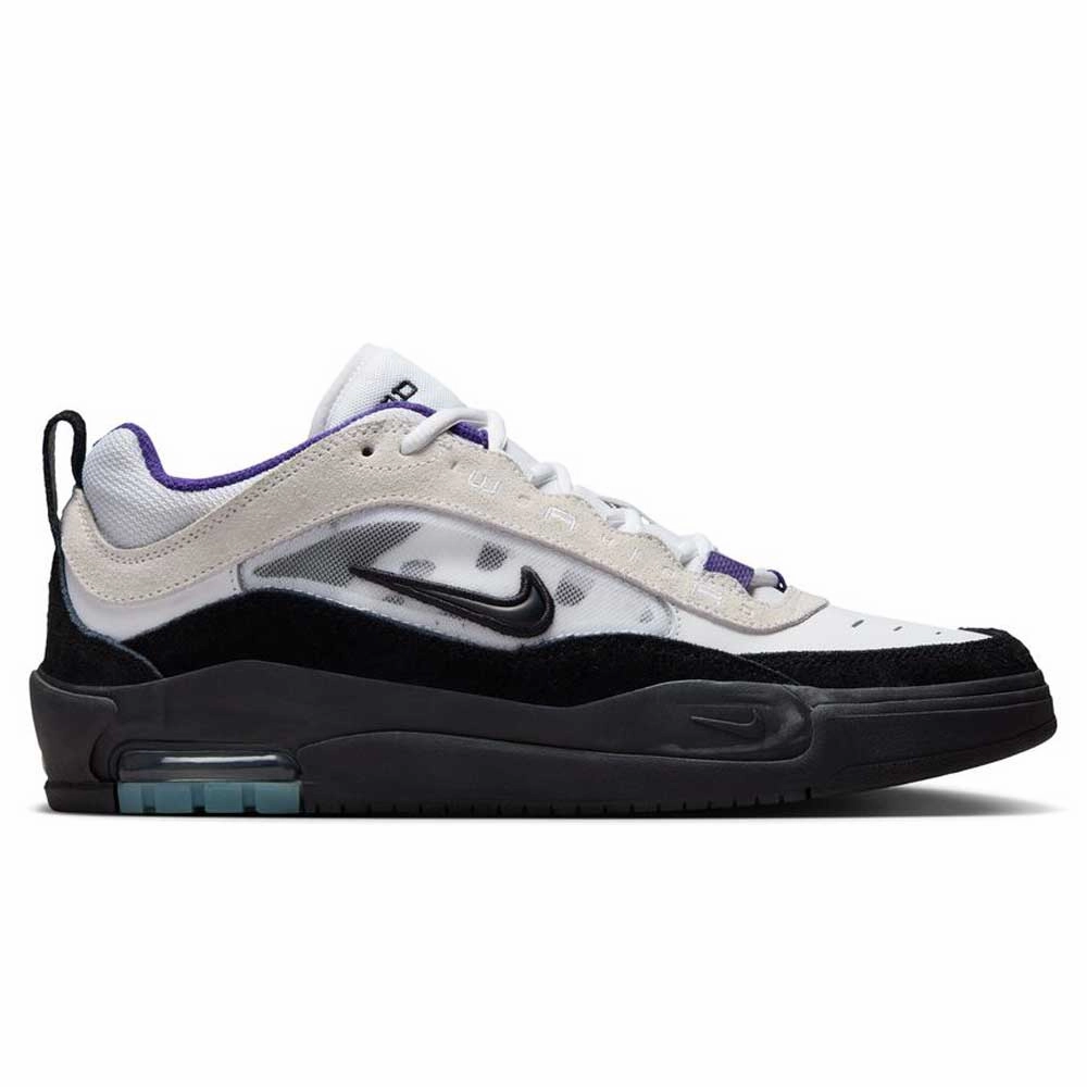 FB2393104 White Black Court Purple Denim Air MAX Ishod Nike SB Suede Leather Skateboarding Shoes Nike Nyjah Shoe